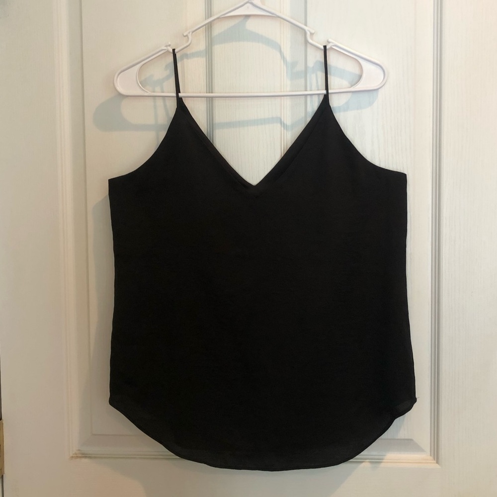 Express Black Silky Tank Top